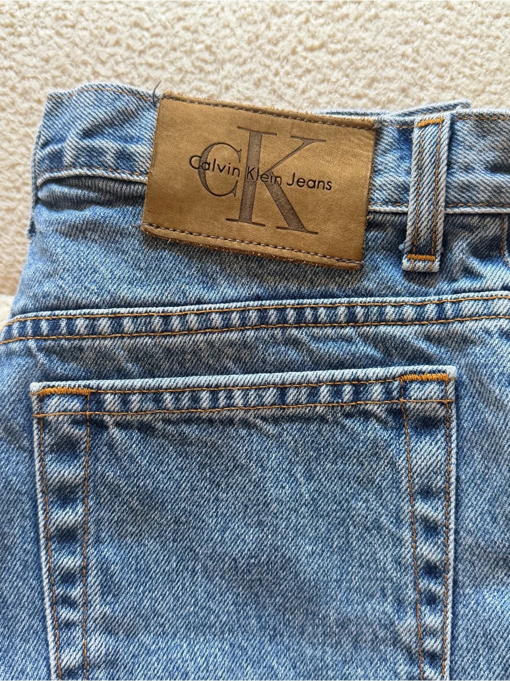 Vintage Calvin Klein denim shorts